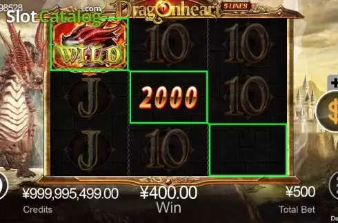 Скрин3. Dragon Heart слот