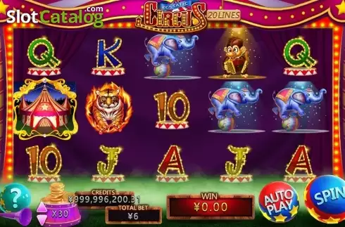 Скрин2. Ecstatic Circus слот