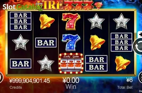 Скрин2. Fire 777 слот