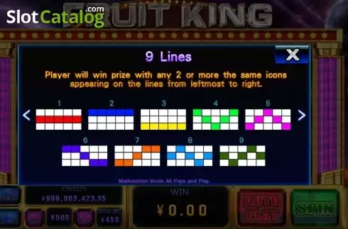 Скрин5. Fruit King (CQ9Gaming) слот