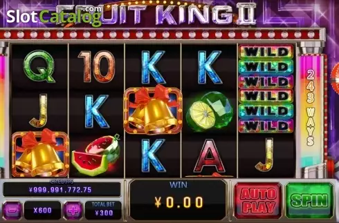 Скрин2. Fruit King Deluxe слот