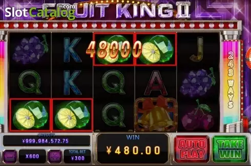 Скрин3. Fruit King Deluxe слот