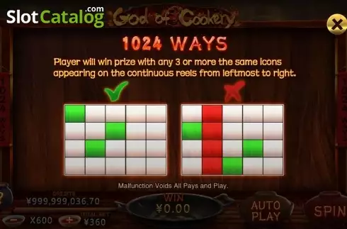 Скрин6. God of Cookery (CQ9Gaming) слот