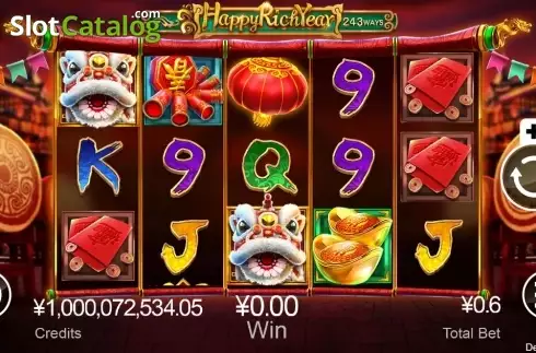Скрин2. Happy Rich Year слот