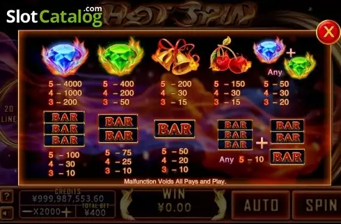 Скрин4. Hot Spins (CQ9Gaming) слот
