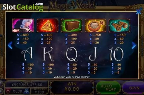 Скрин4. Magic World (CQ9Gaming) слот