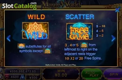 Скрин6. Magic World (CQ9Gaming) слот