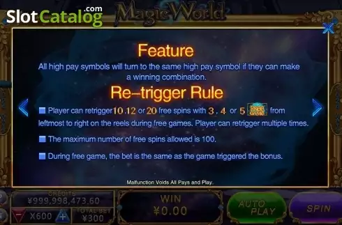 Скрин7. Magic World (CQ9Gaming) слот