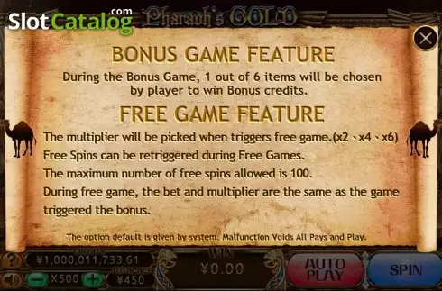 Скрин4. Pharaohs Gold (CQ9 Gaming) слот