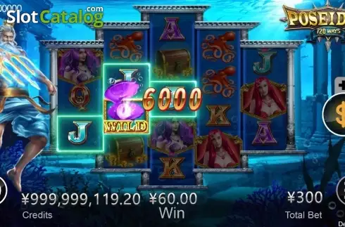 Скрин3. Poseidon (CQ9Gaming) слот