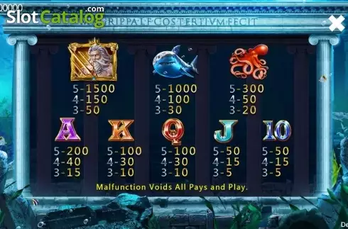 Скрин4. Poseidon (CQ9Gaming) слот