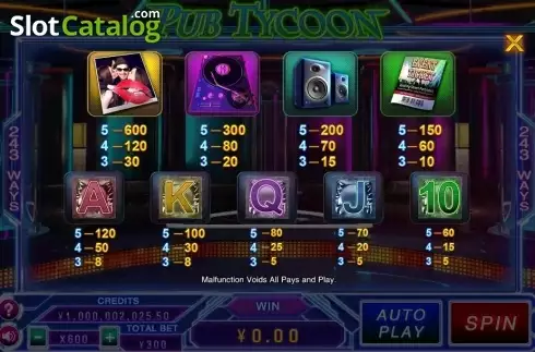 Скрин4. Pub Tycoon слот