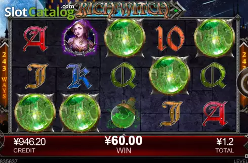 Скрин5. Rich Witch слот