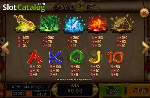Скрин4. Super 5 (CQ9Gaming) слот