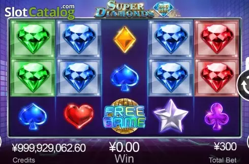 Скрин2. Super Diamonds слот