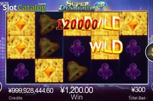 Скрин3. Super Diamonds слот