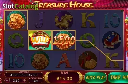 Скрин3. Treasure House слот