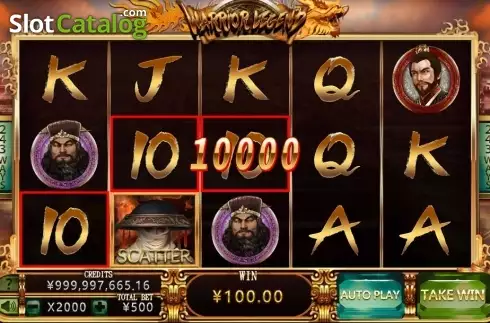 Скрин3. Warrior Legend слот