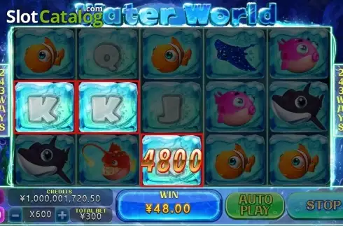 Скрин3. Water World слот