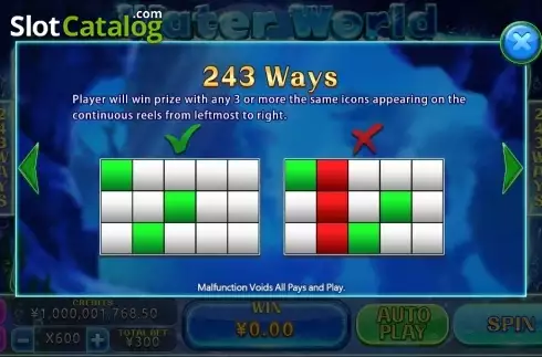Скрин5. Water World слот