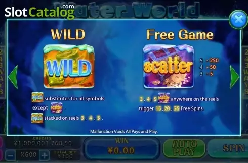 Скрин6. Water World слот