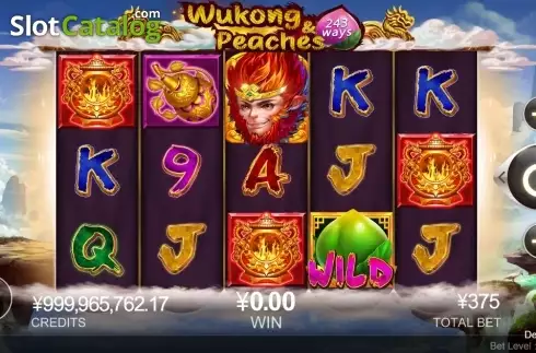 Скрин2. Wukong Peaches слот