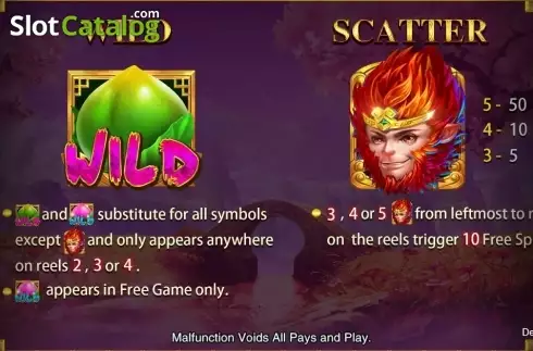 Скрин6. Wukong Peaches слот