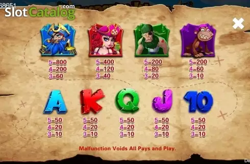 Скрин4. Treasure Island (CQ9Gaming) слот