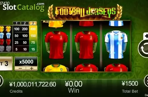 Скрин2. Football Jerseys слот