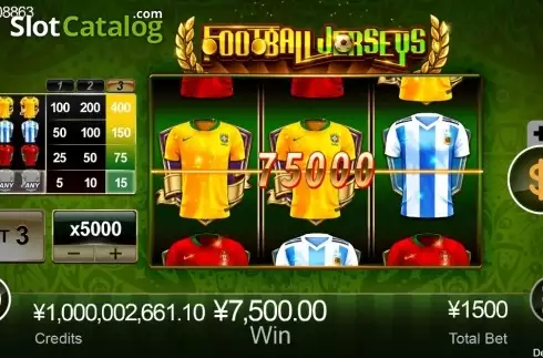 Скрин3. Football Jerseys слот