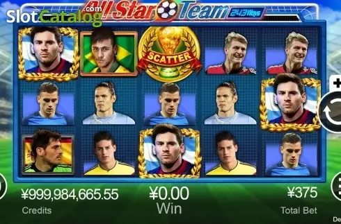 Скрин2. All Star Team слот
