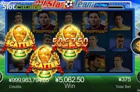 Скрин3. All Star Team слот