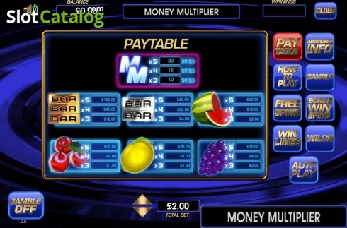 Скрин7. Money Multiplier (CR Games) слот