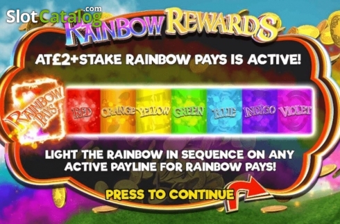Скрин2. Rainbow Rewards слот