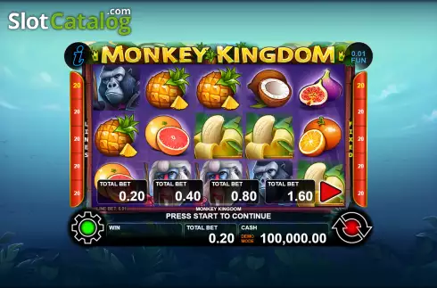 Скрин2. Monkey Kingdom слот