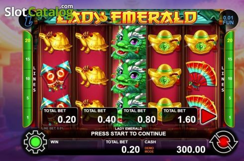 Скрин2. Lady Emerald слот