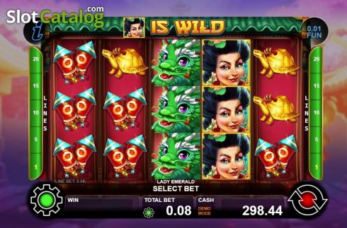 Скрин4. Lady Emerald слот