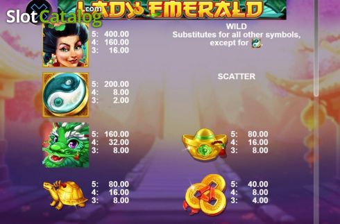Скрин8. Lady Emerald слот
