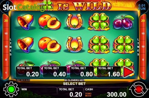 Скрин2. 20 Clovers Hot слот