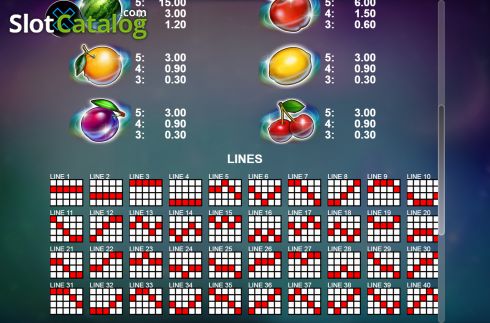 Скрин5. Fruit Galaxy слот
