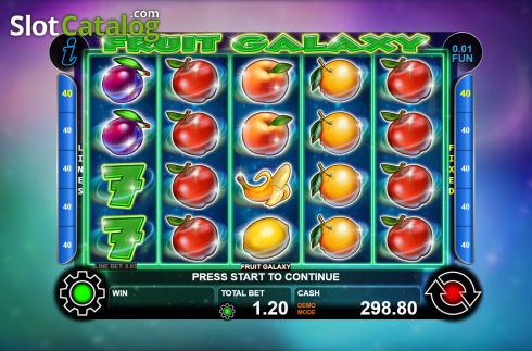 Скрин2. Fruit Galaxy слот