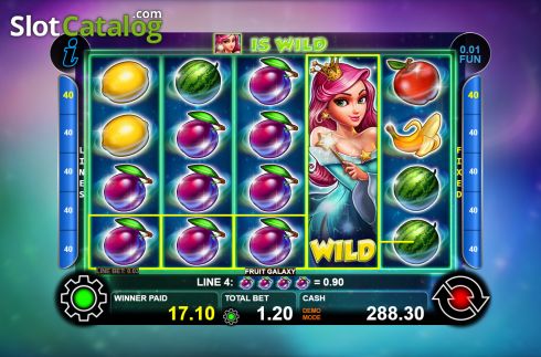 Скрин3. Fruit Galaxy слот