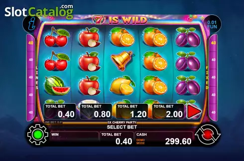 Скрин2. 5x Cherry Party слот