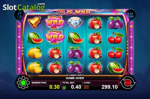 Скрин3. 5x Cherry Party слот