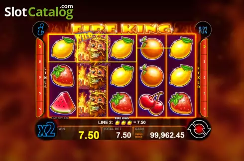 Скрин3. Fire King слот