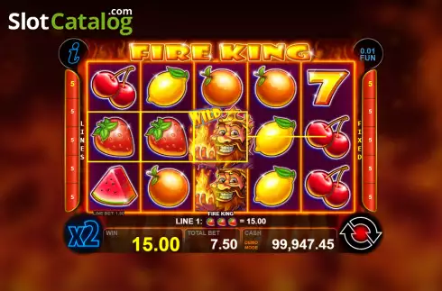 Скрин4. Fire King слот