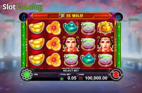 Скрин2. Kingdom Treasures слот
