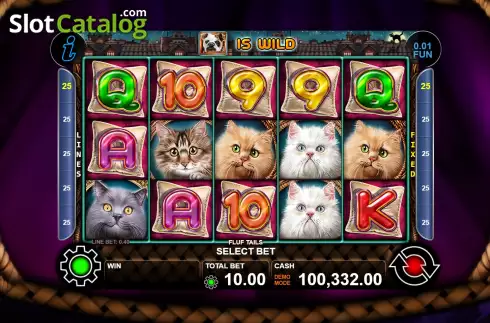 Скрин2. Fluf Tails слот