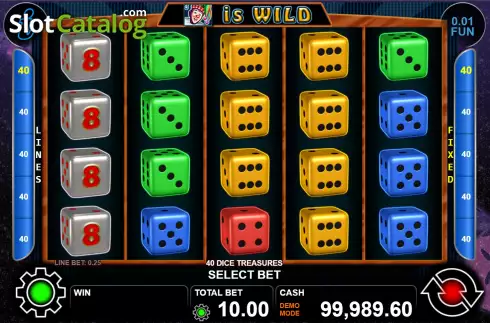 Скрин2. 40 Dice Treasures слот