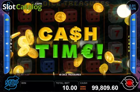 Скрин3. 40 Dice Treasures слот
